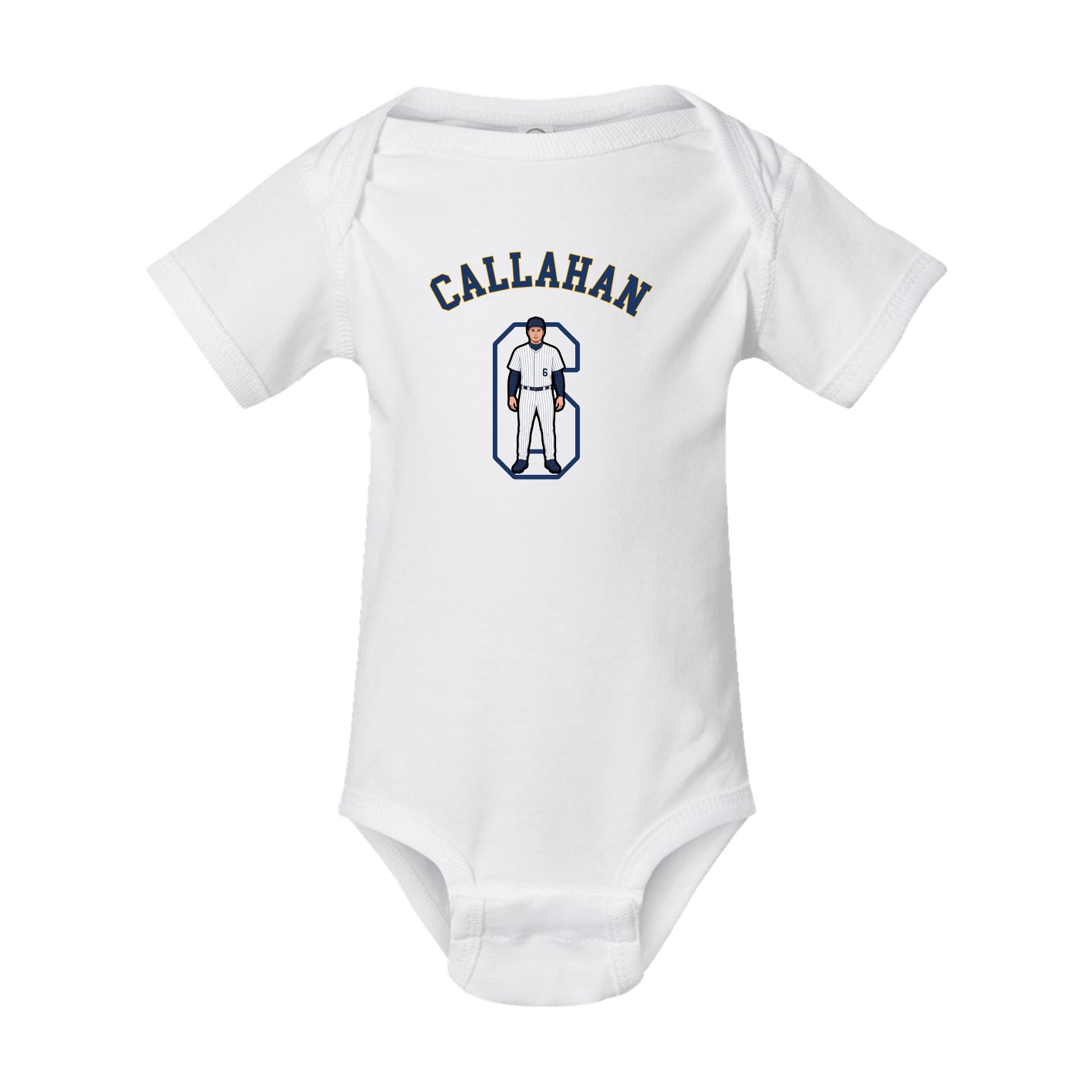 Baby Onesie — Shirsey Arch in White