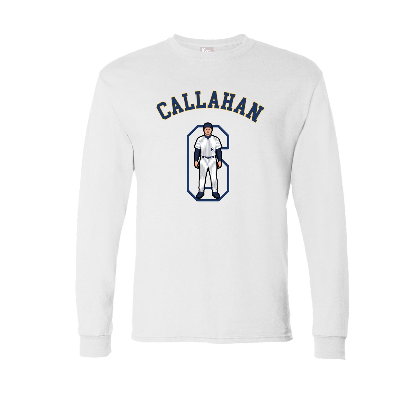 Long Sleeve Tee — Shirsey Arch in White