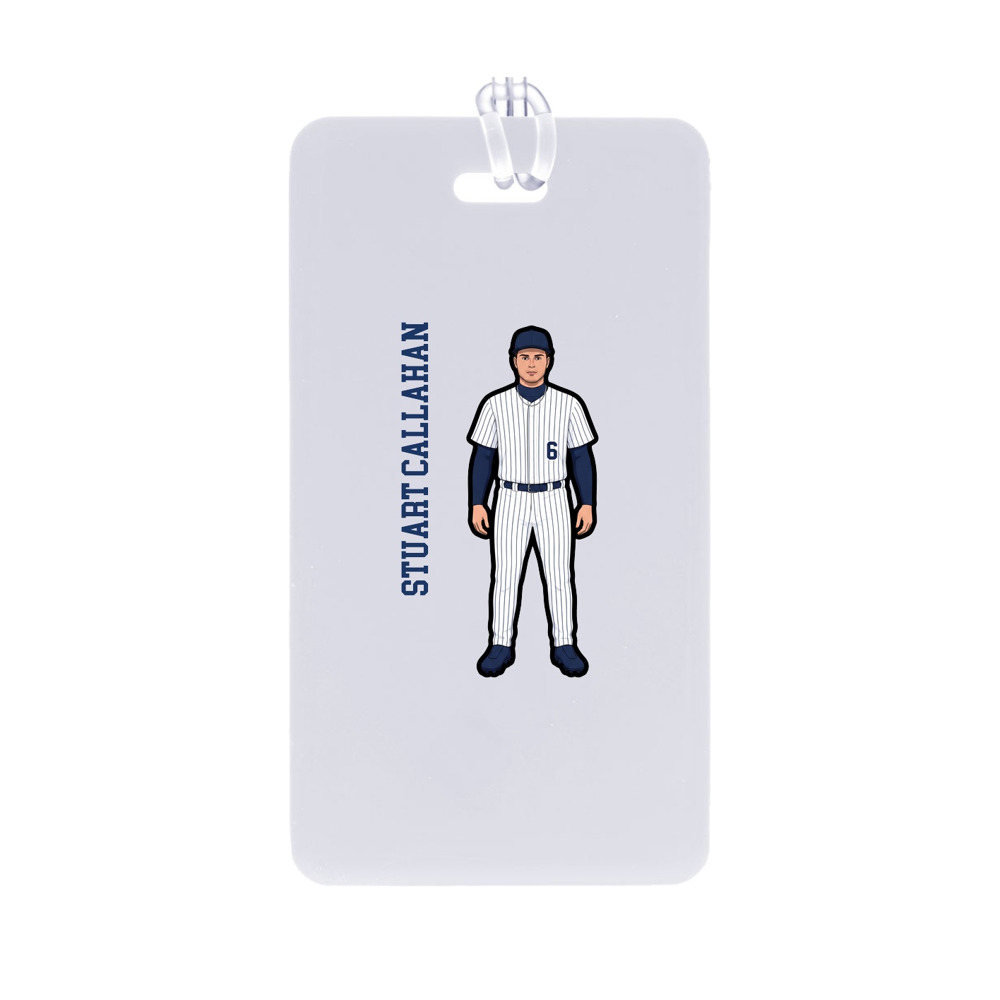 Bag Tag — Name Vertical in Classic
