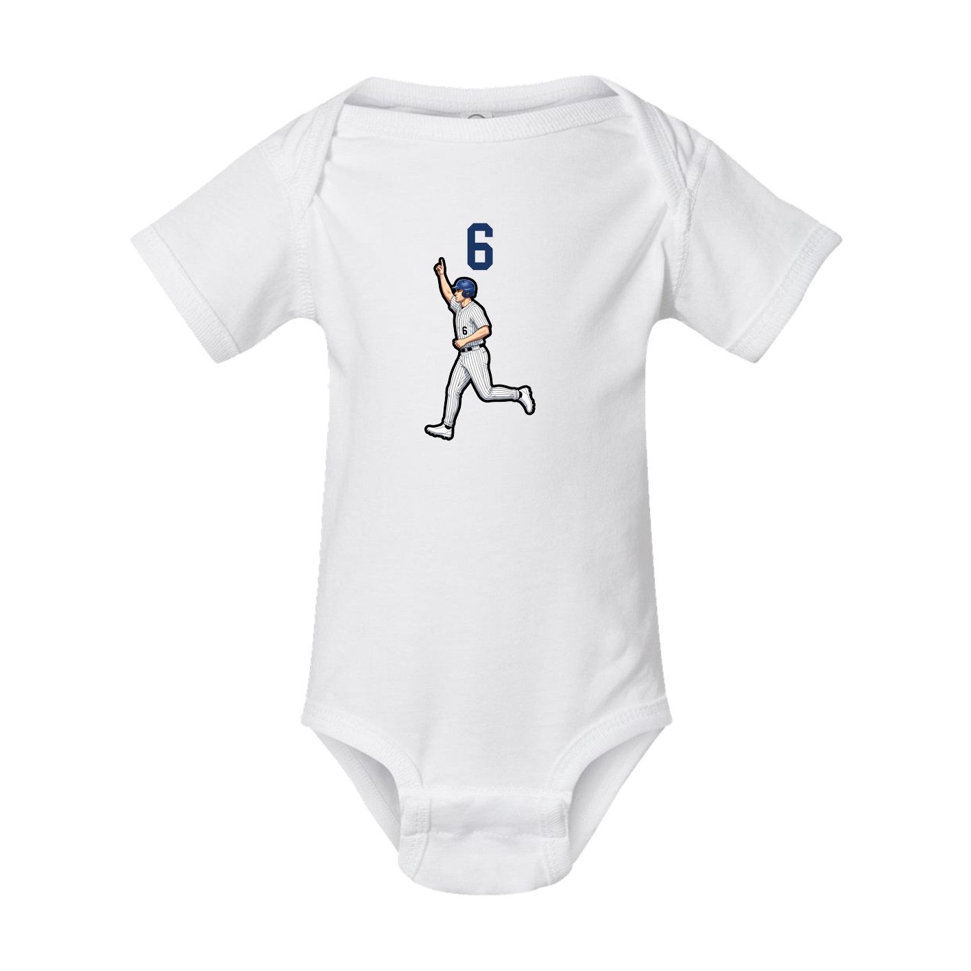 Baby Onesie — Number Top in White
