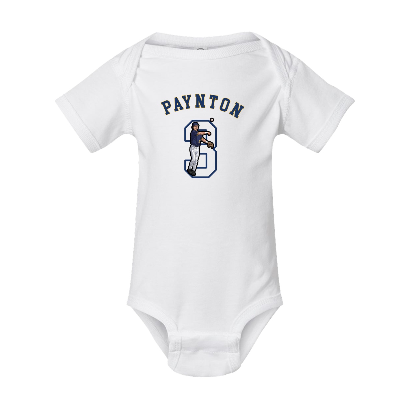 Baby Onesie — Shirsey Arch in White