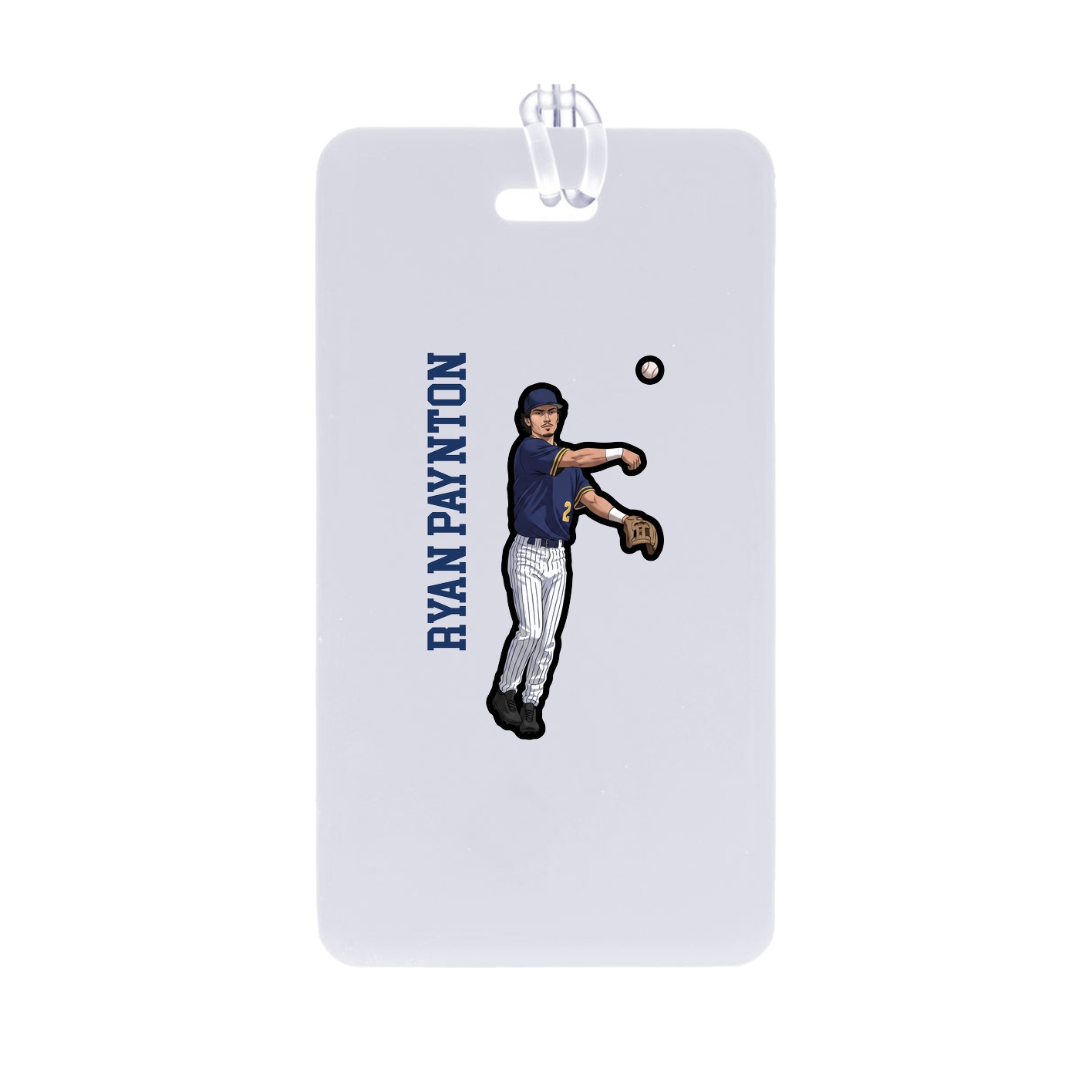 Bag Tag — Name Vertical in Classic