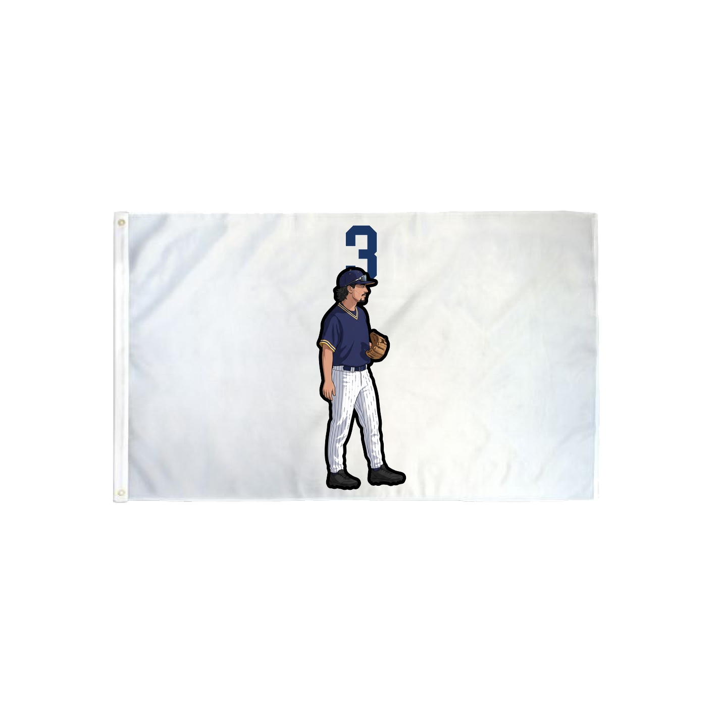 3x5 Flag — Number Top in Classic
