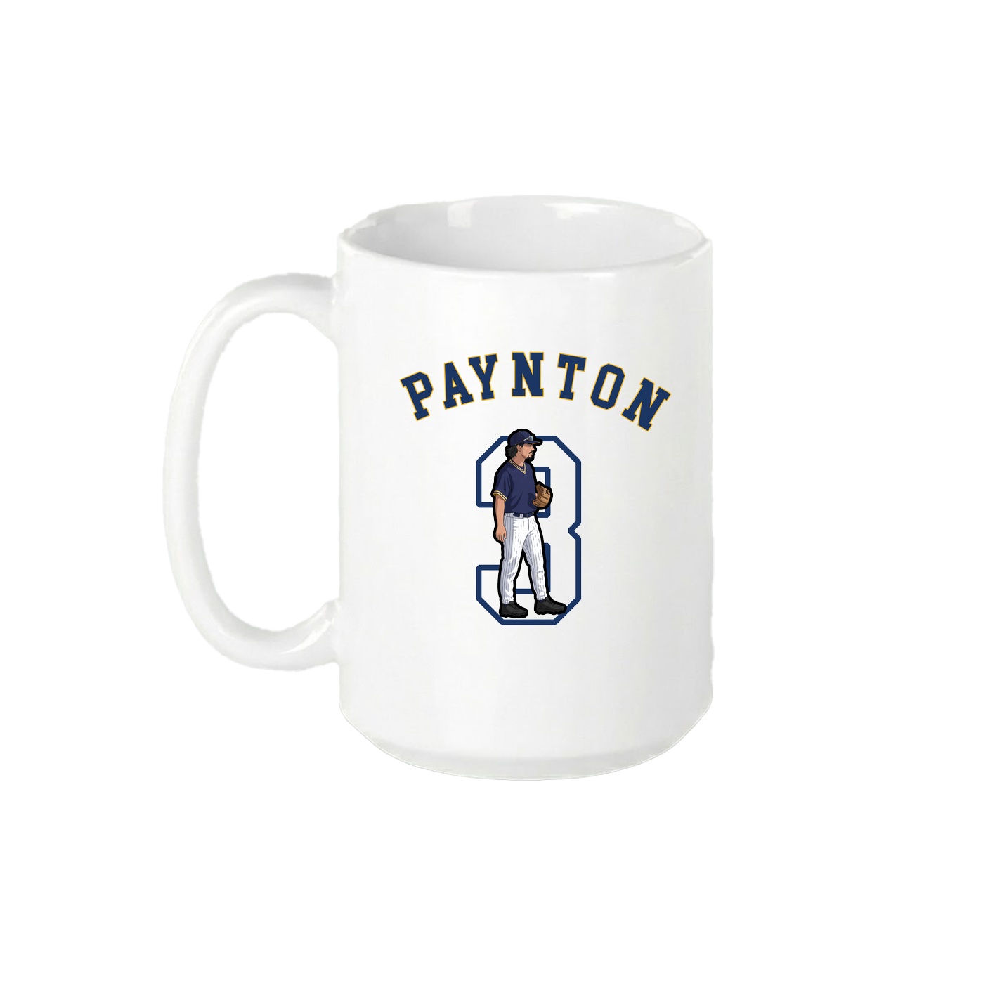 15oz Coffee Mug — Shirsey Arch in White