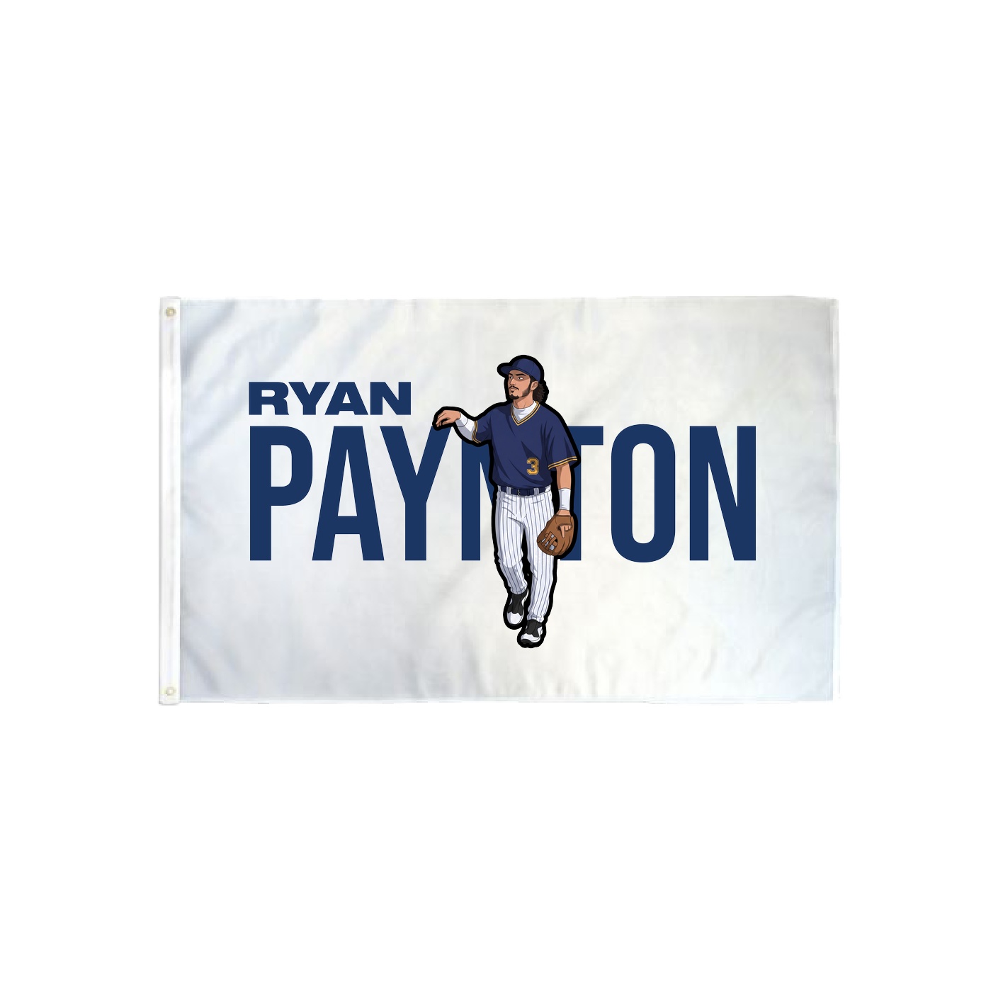 3x5 Flag — Player Name in Classic