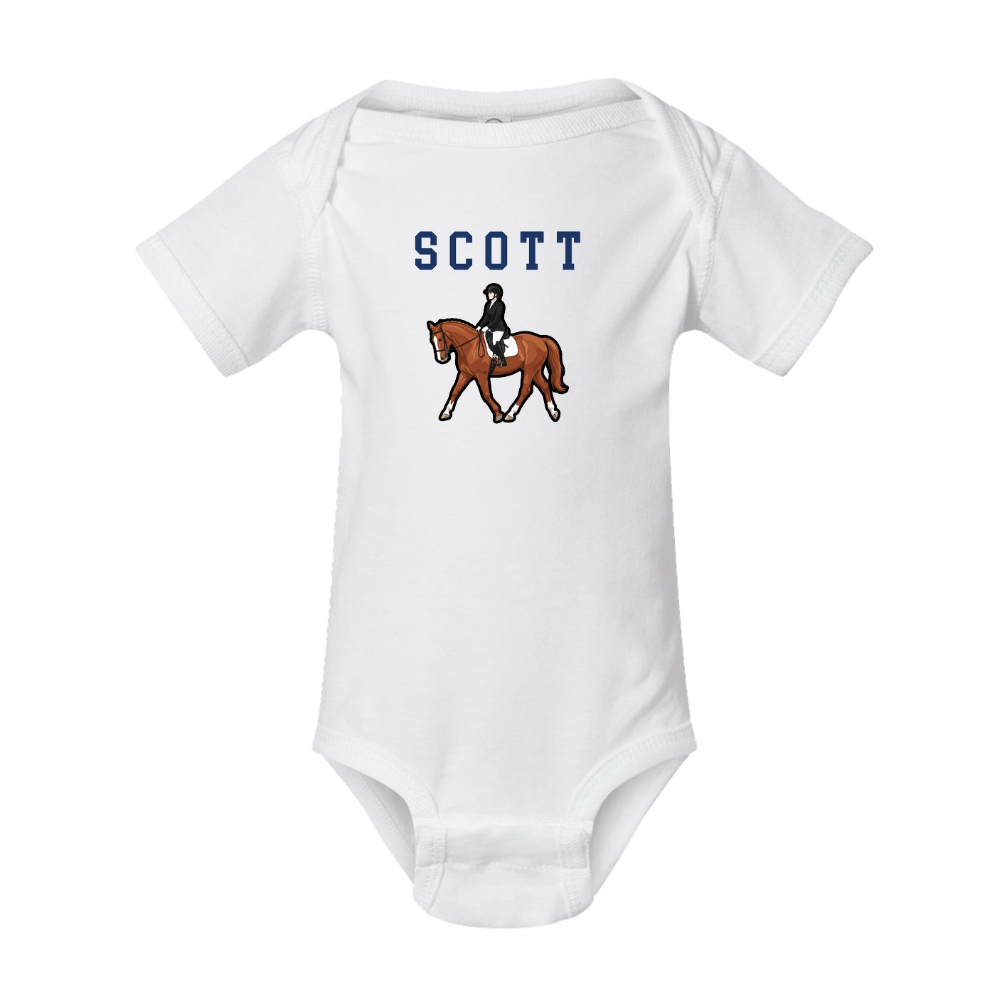Baby Onesie — Shirsey in White