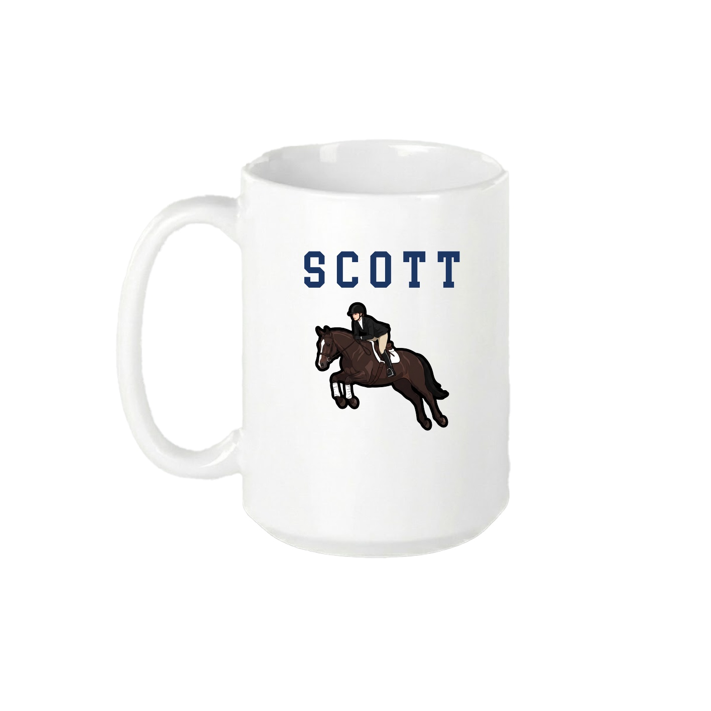 15oz Coffee Mug — Shirsey in White