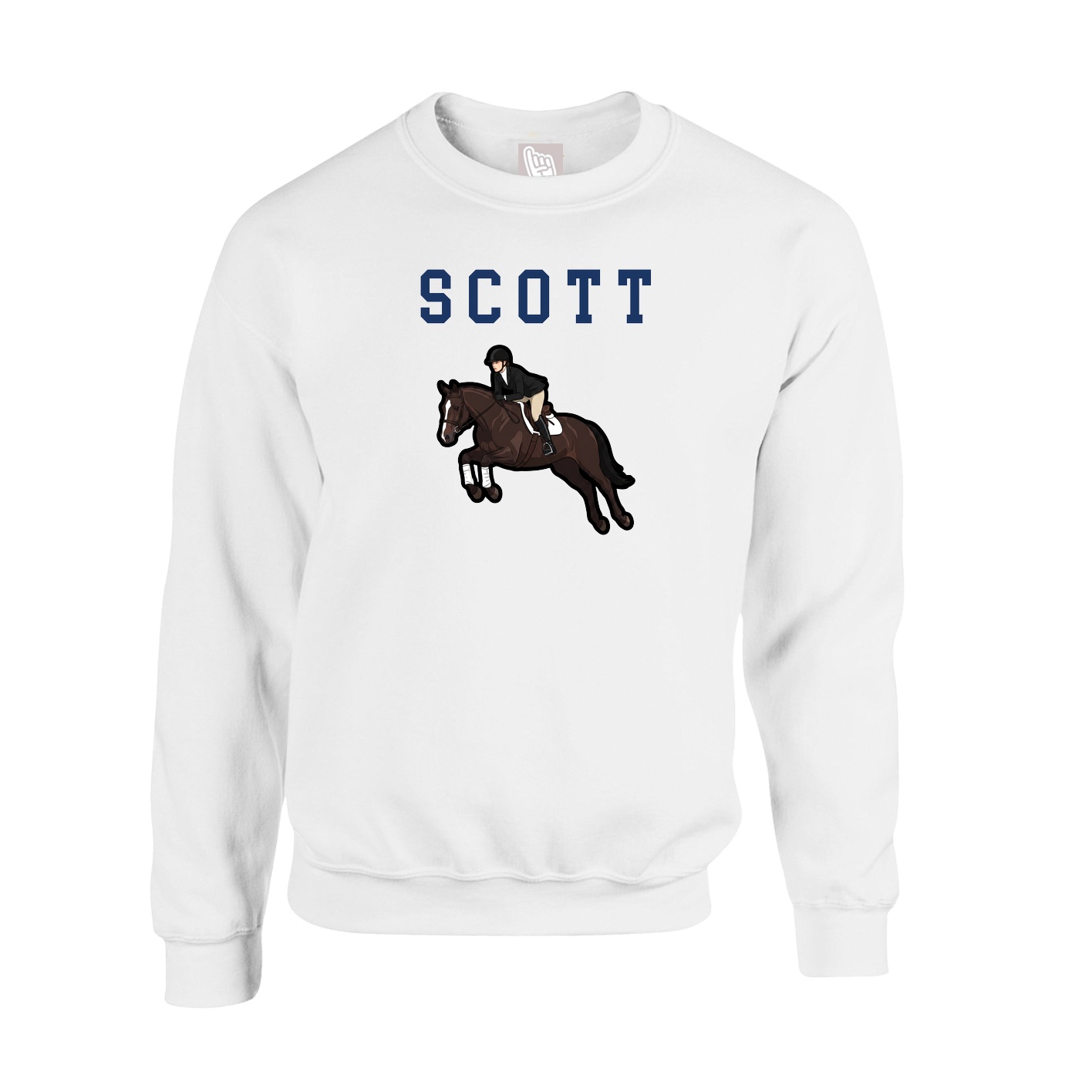 Fleece Crew — Shirsey in White