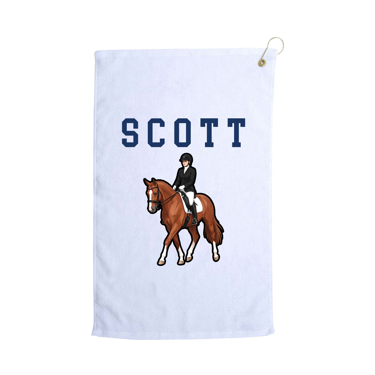 Golf Towel — Shirsey in White