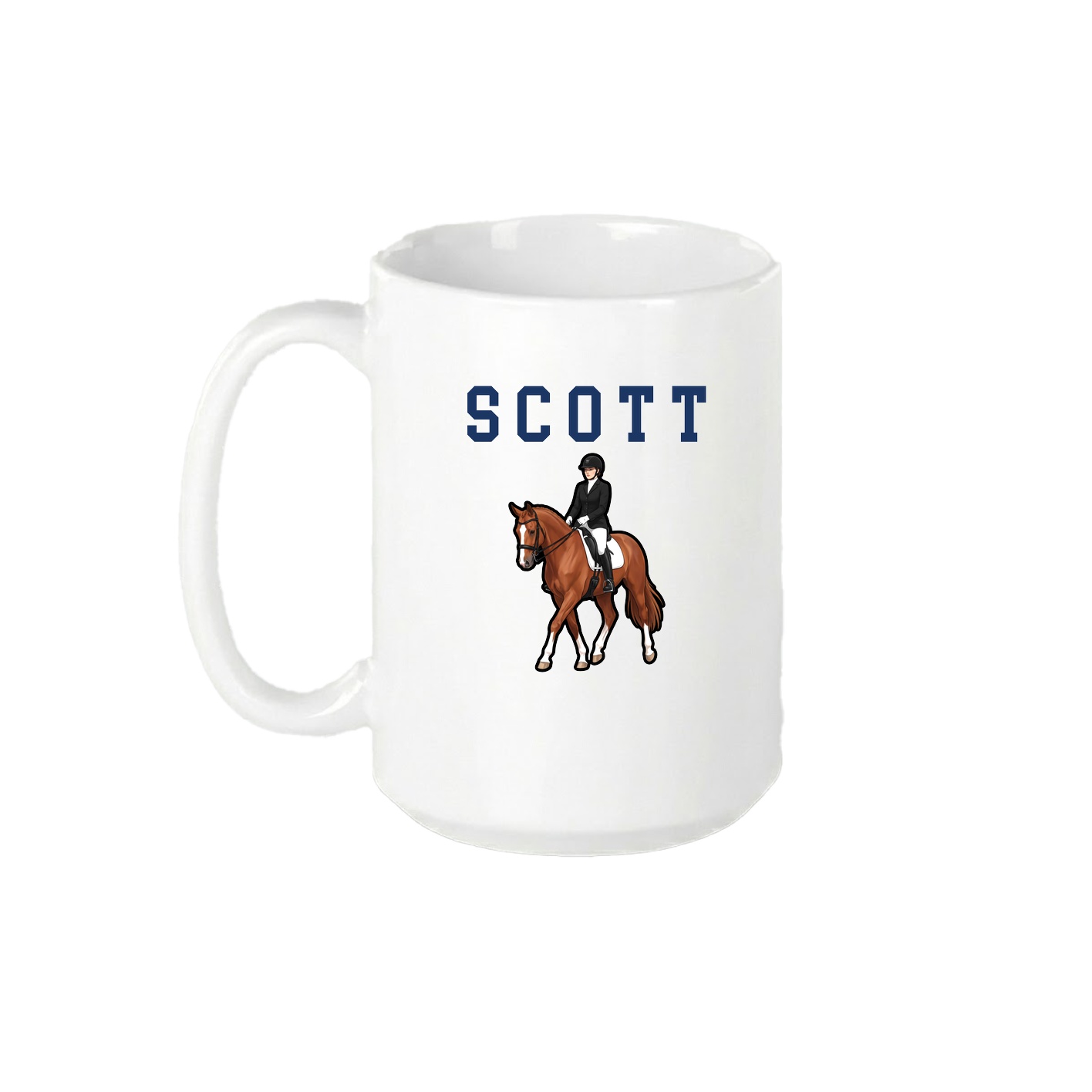 15oz Coffee Mug — Shirsey in White