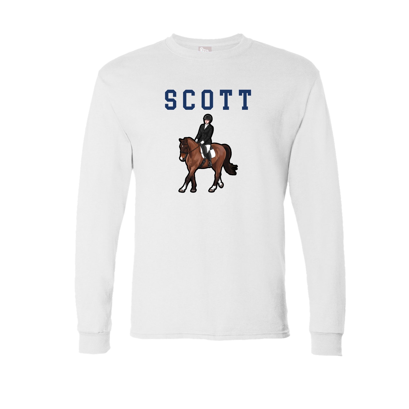 Long Sleeve Tee — Shirsey in White