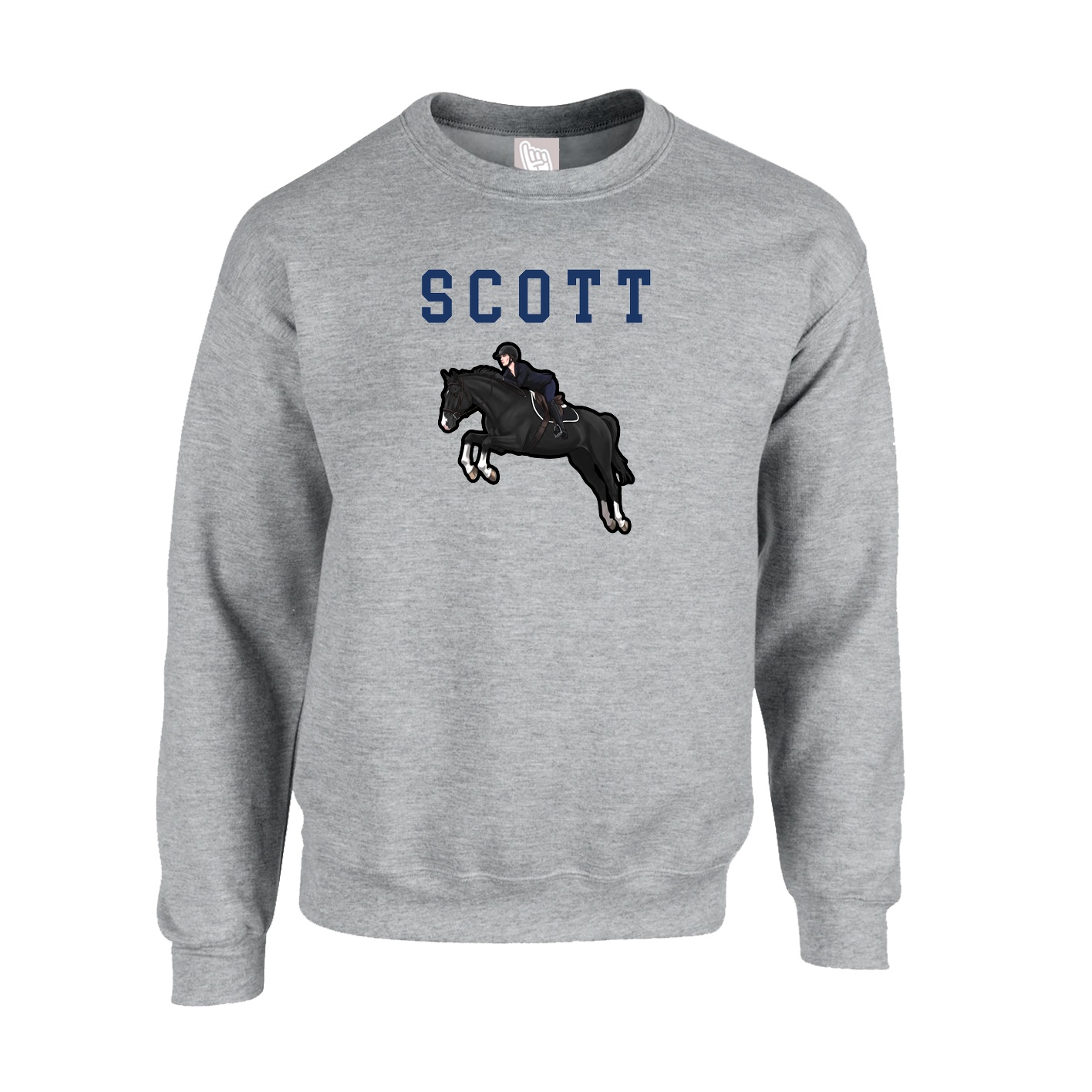 Fleece Crew — Shirsey in Grey