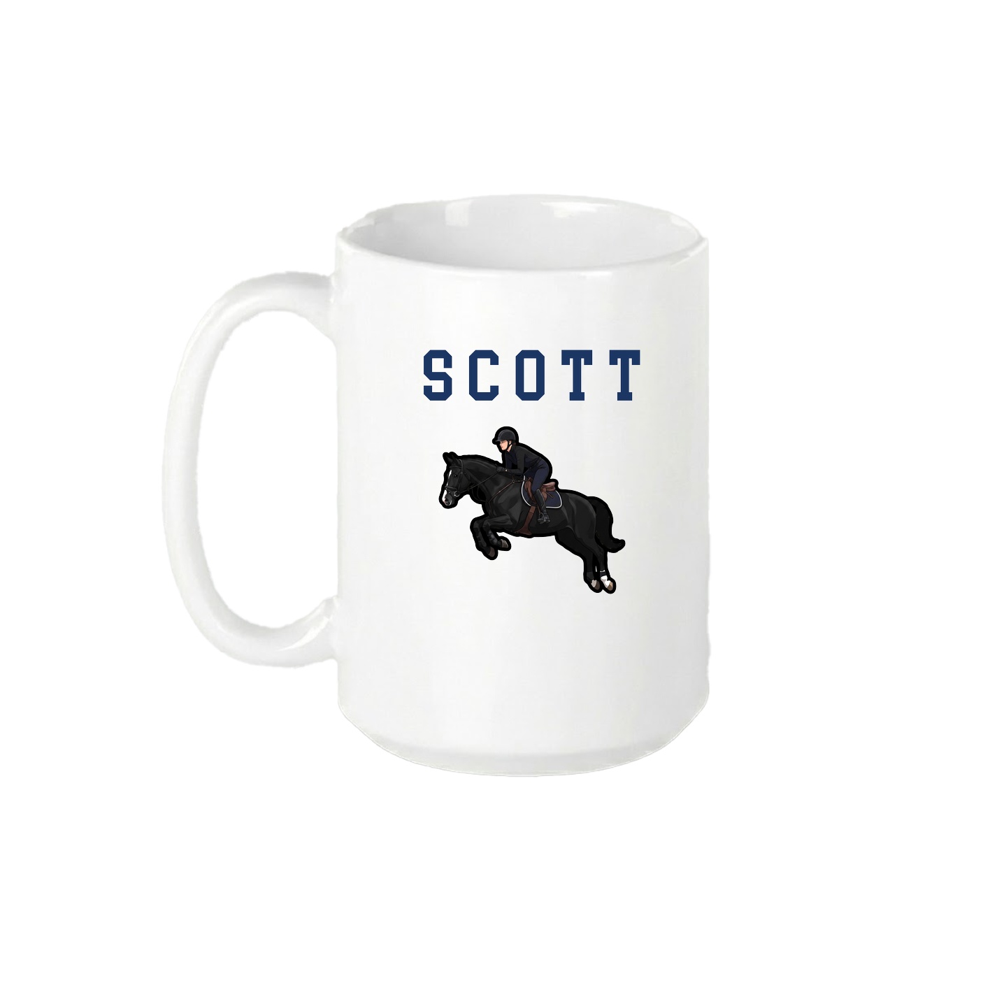 15oz Coffee Mug — Shirsey in White