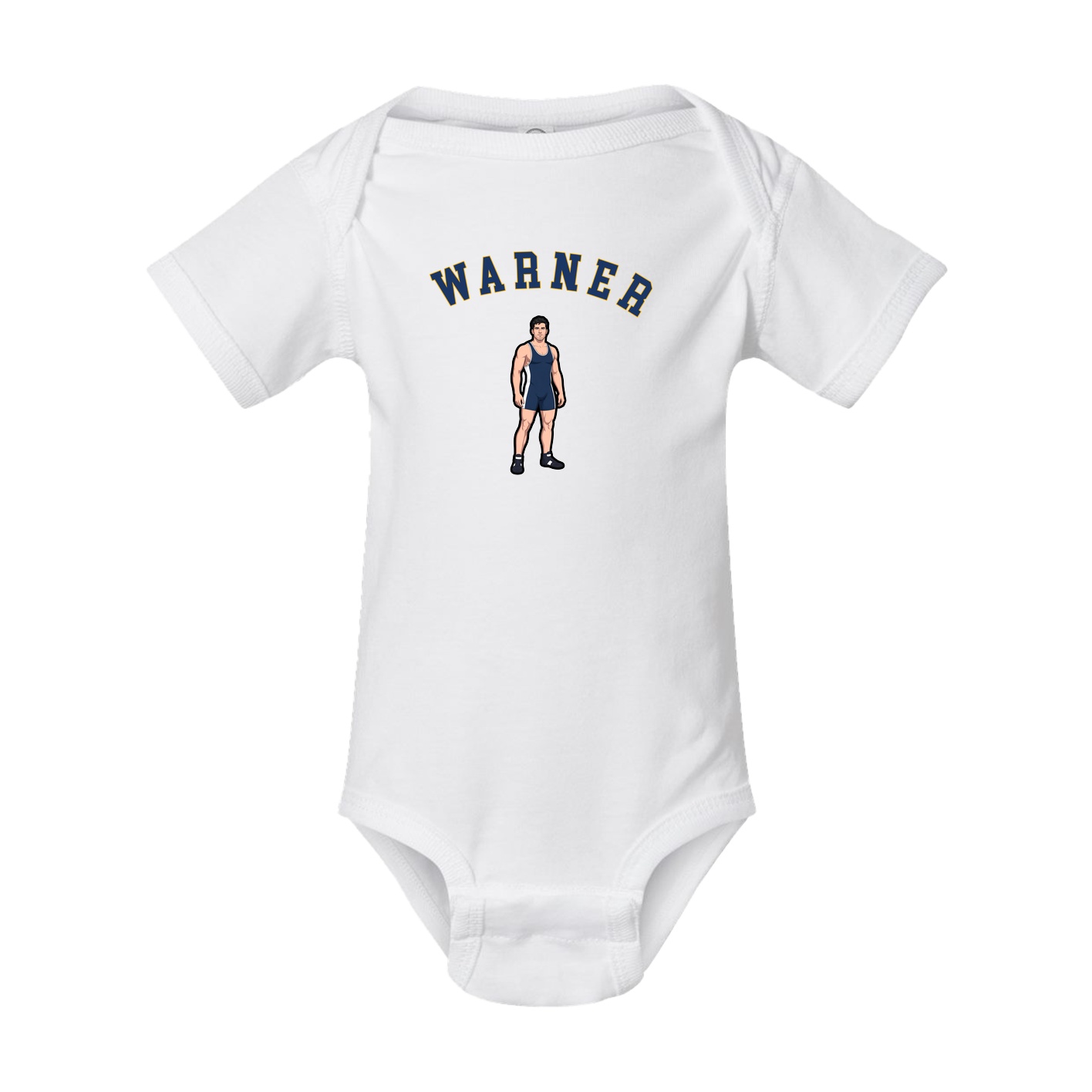 Baby Onesie — Shirsey Arch in White