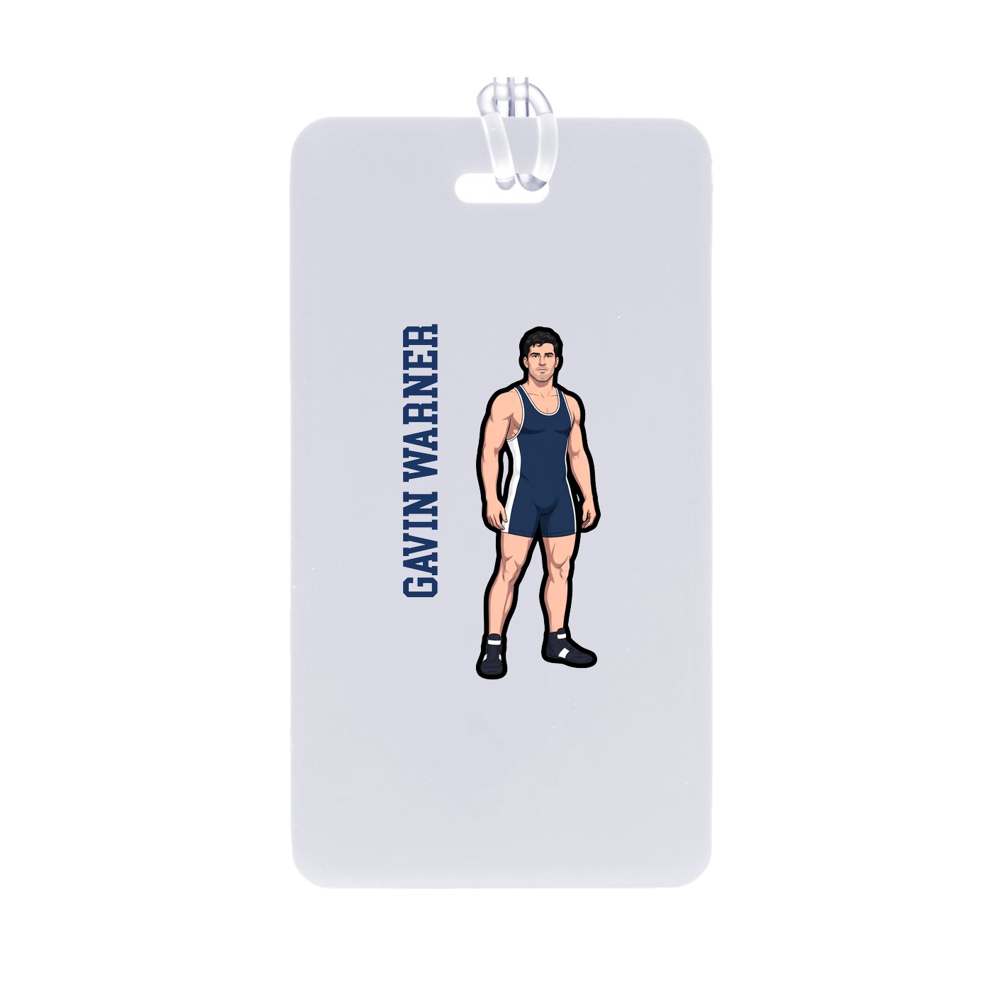 Bag Tag — Name Vertical in Classic