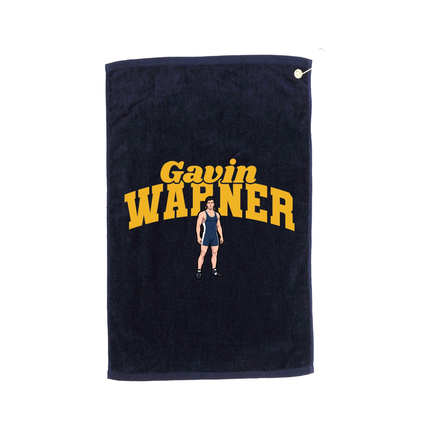 Golf Towel — Signature Arch in Navy