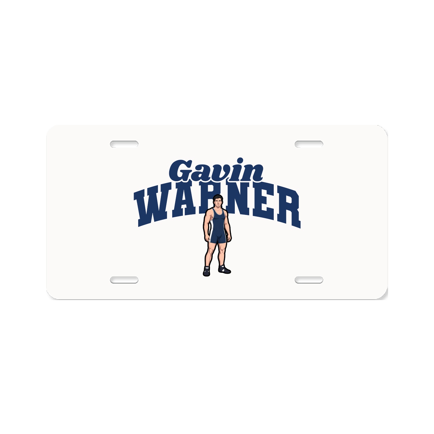 License Plate — Signature Arch in Classic