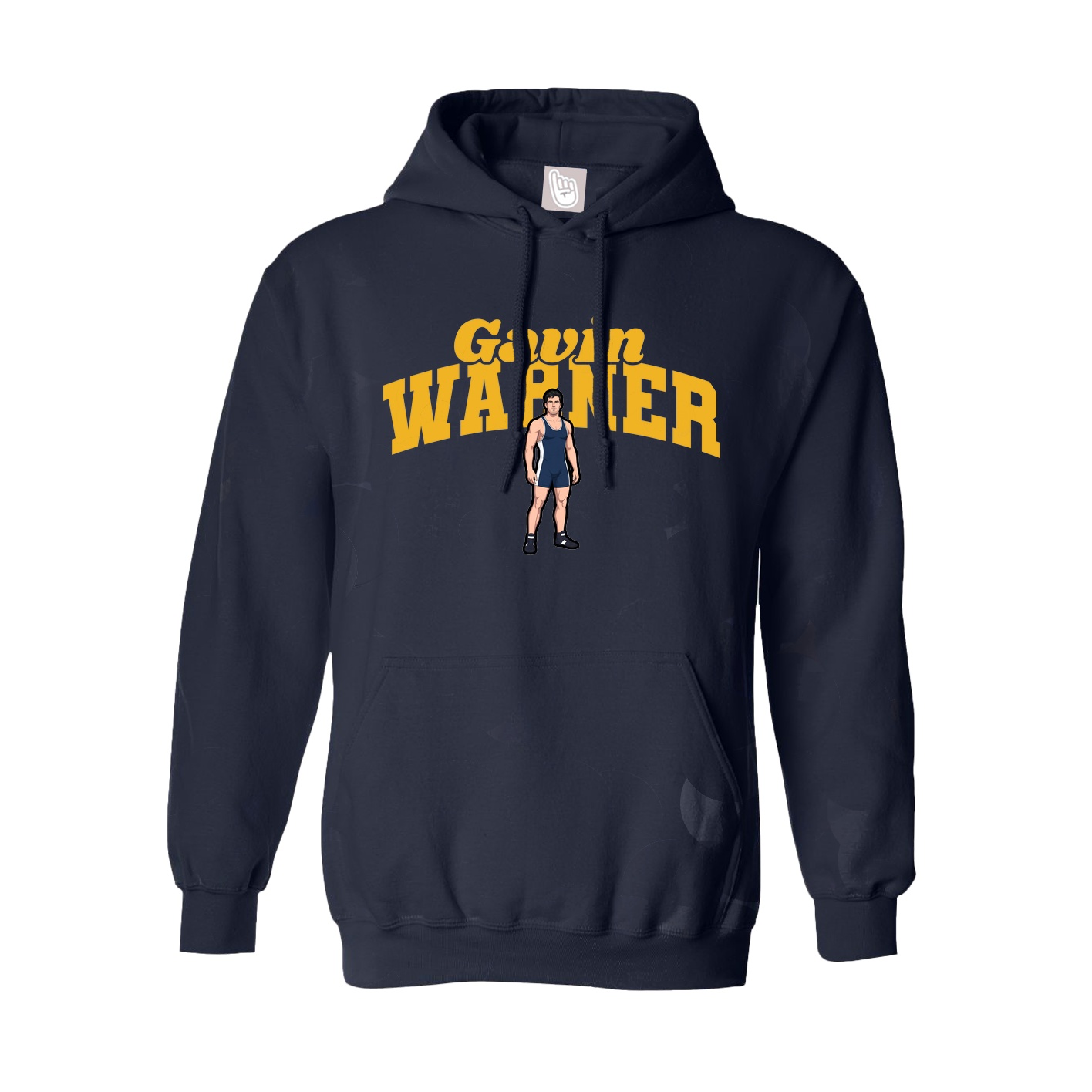 Hoodie — Signature Arch in Navy