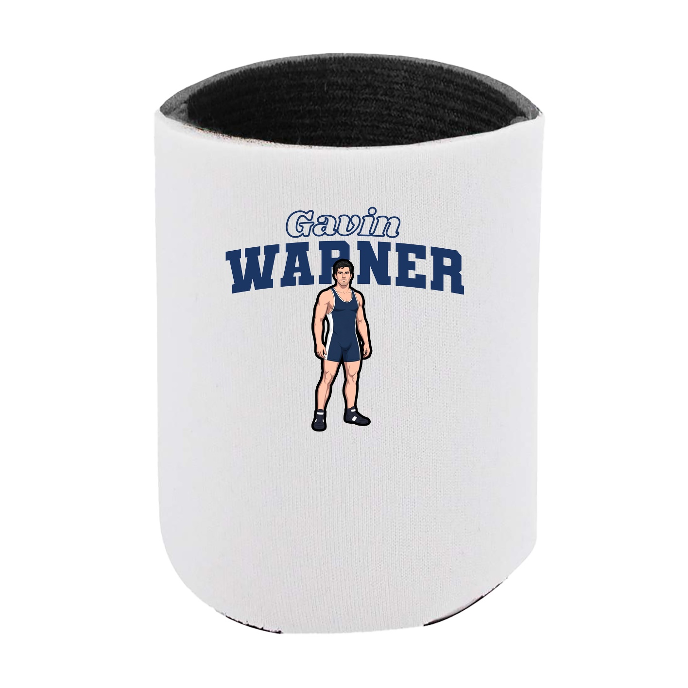 Can Holder — Name Arch in White