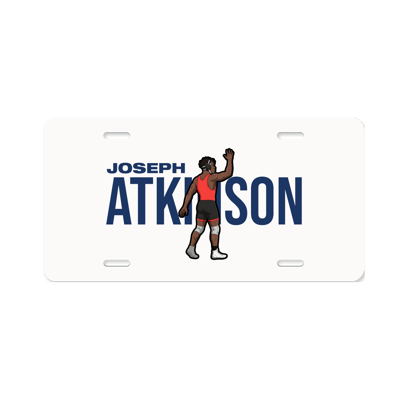 License Plate — Player Name in Classic