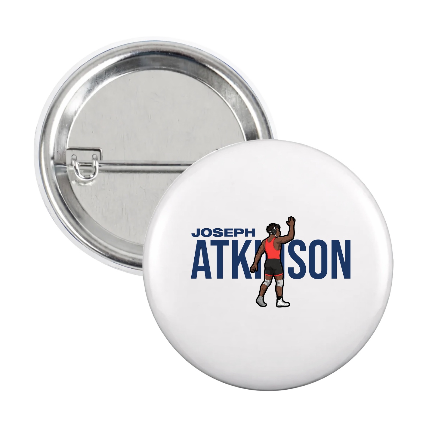 Game Day Button — Player Name in White