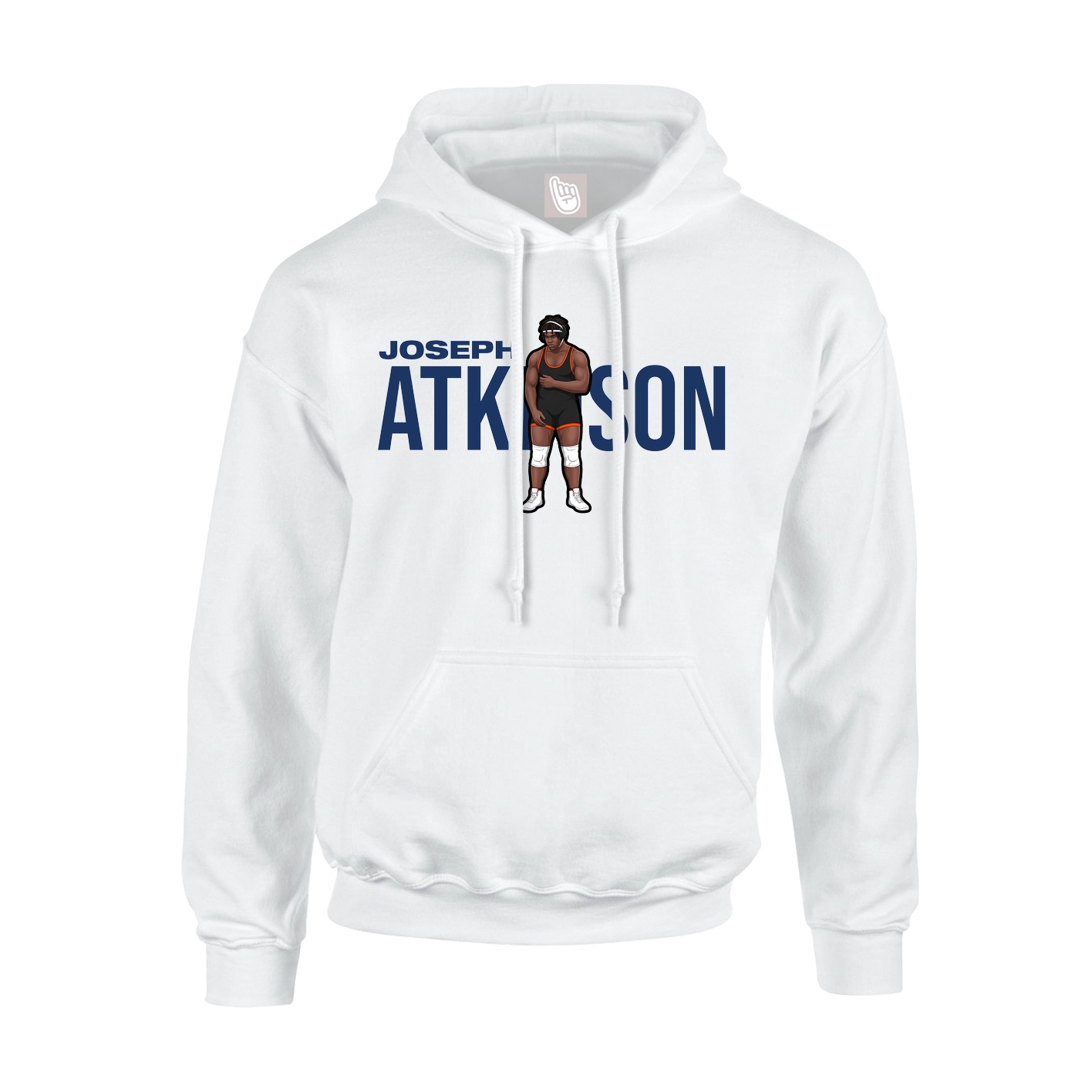 Youth Hoodie — Player Name in White