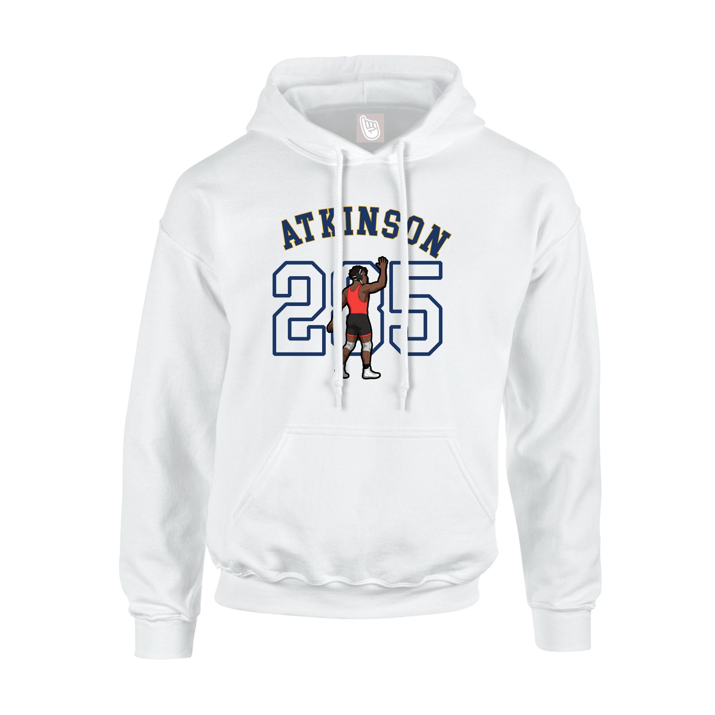 Youth Hoodie — Shirsey Arch in White