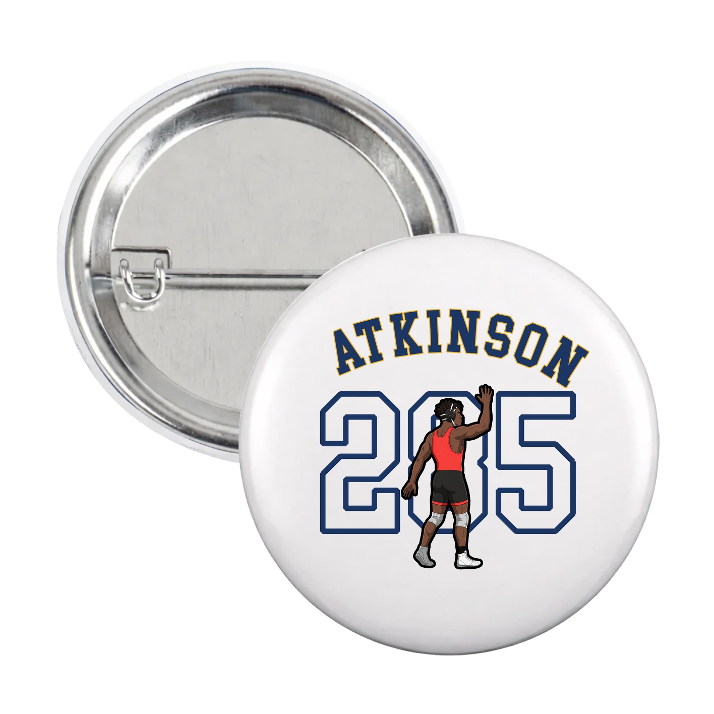 Game Day Button — Shirsey Arch in White