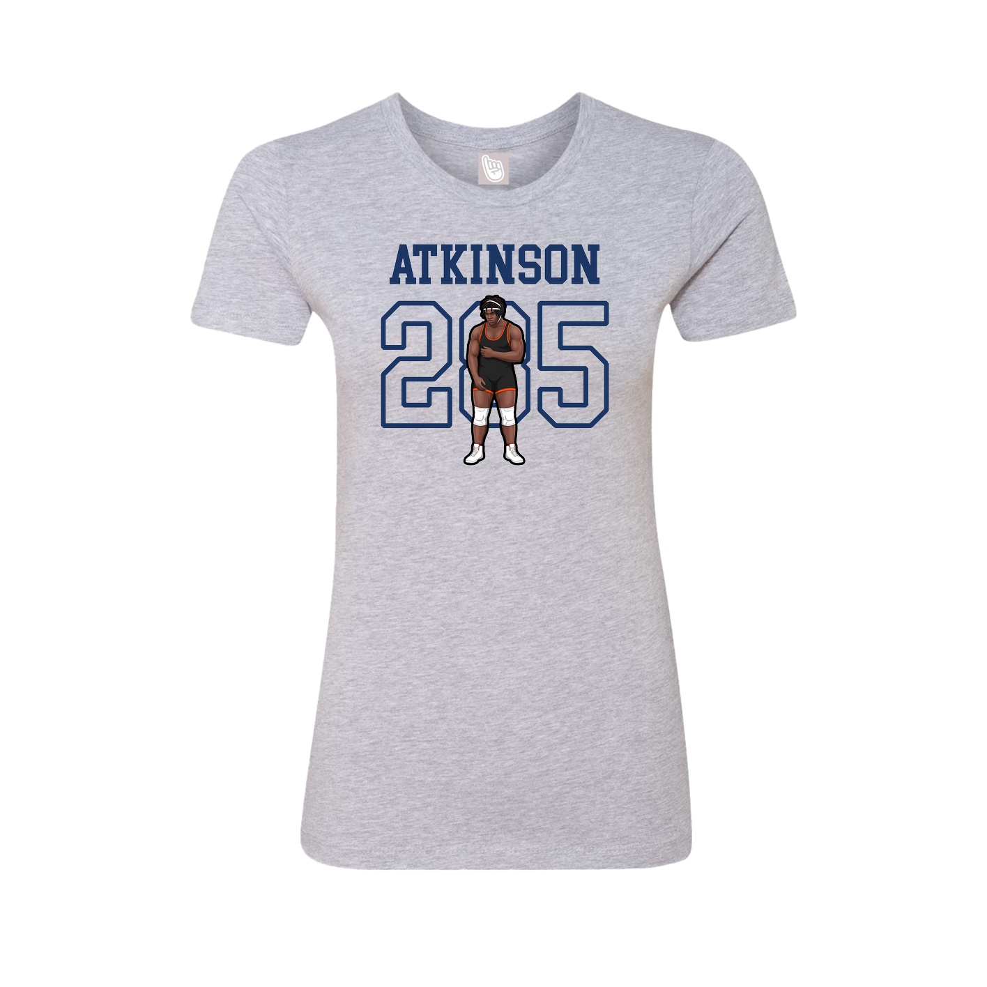 Fitted Women's Tee — Shirsey in Grey