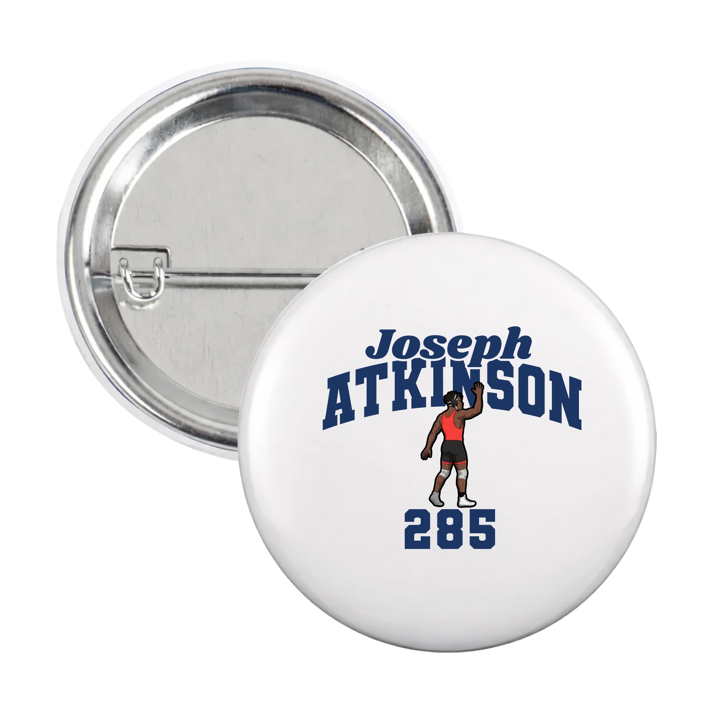 Game Day Button — Signature Arch in White