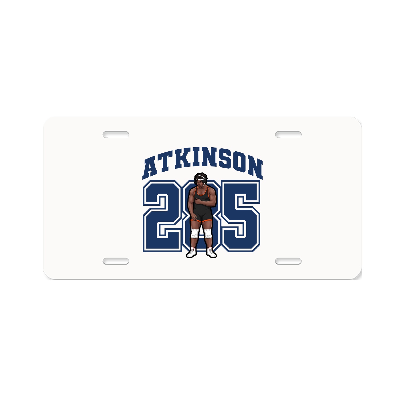 License Plate — Number in Classic