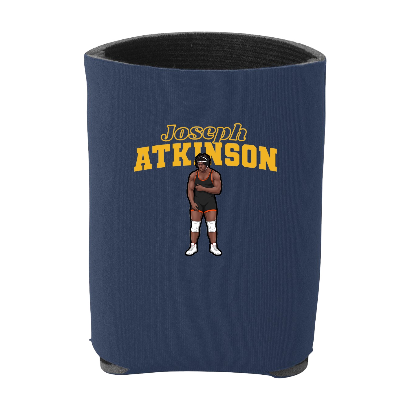 Can Holder — Name Arch in Navy