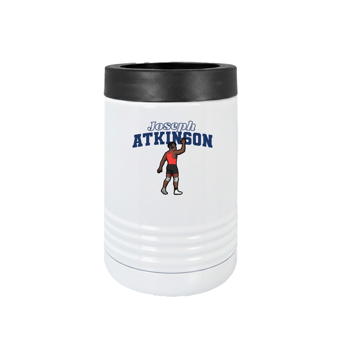 Beverage Holder — Name Arch in White