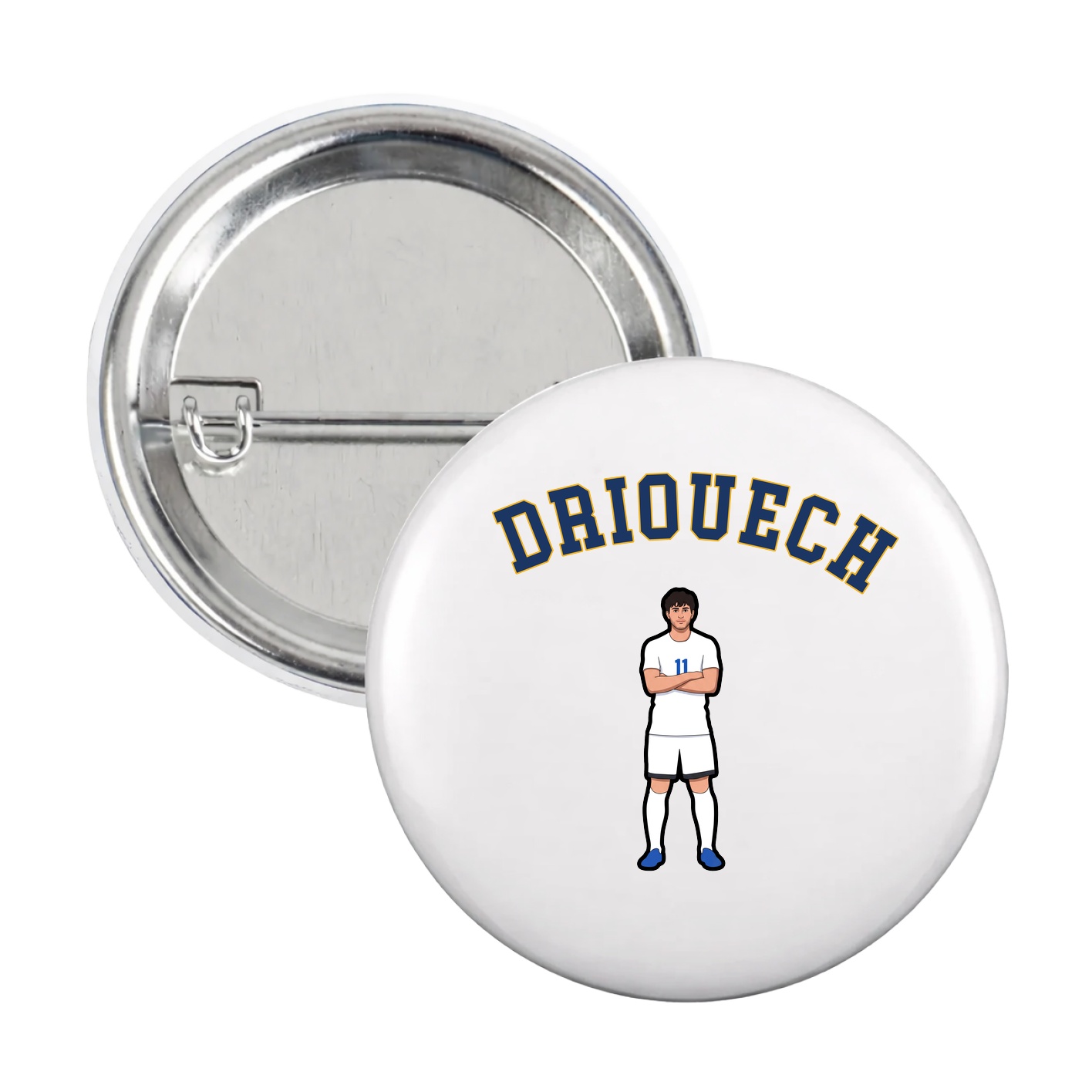 Game Day Button — Shirsey Arch in White