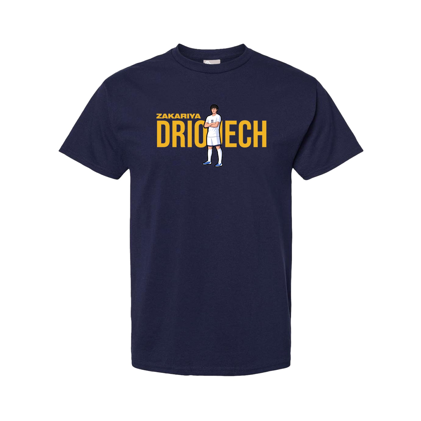 Youth Tee — Player Name in Navy