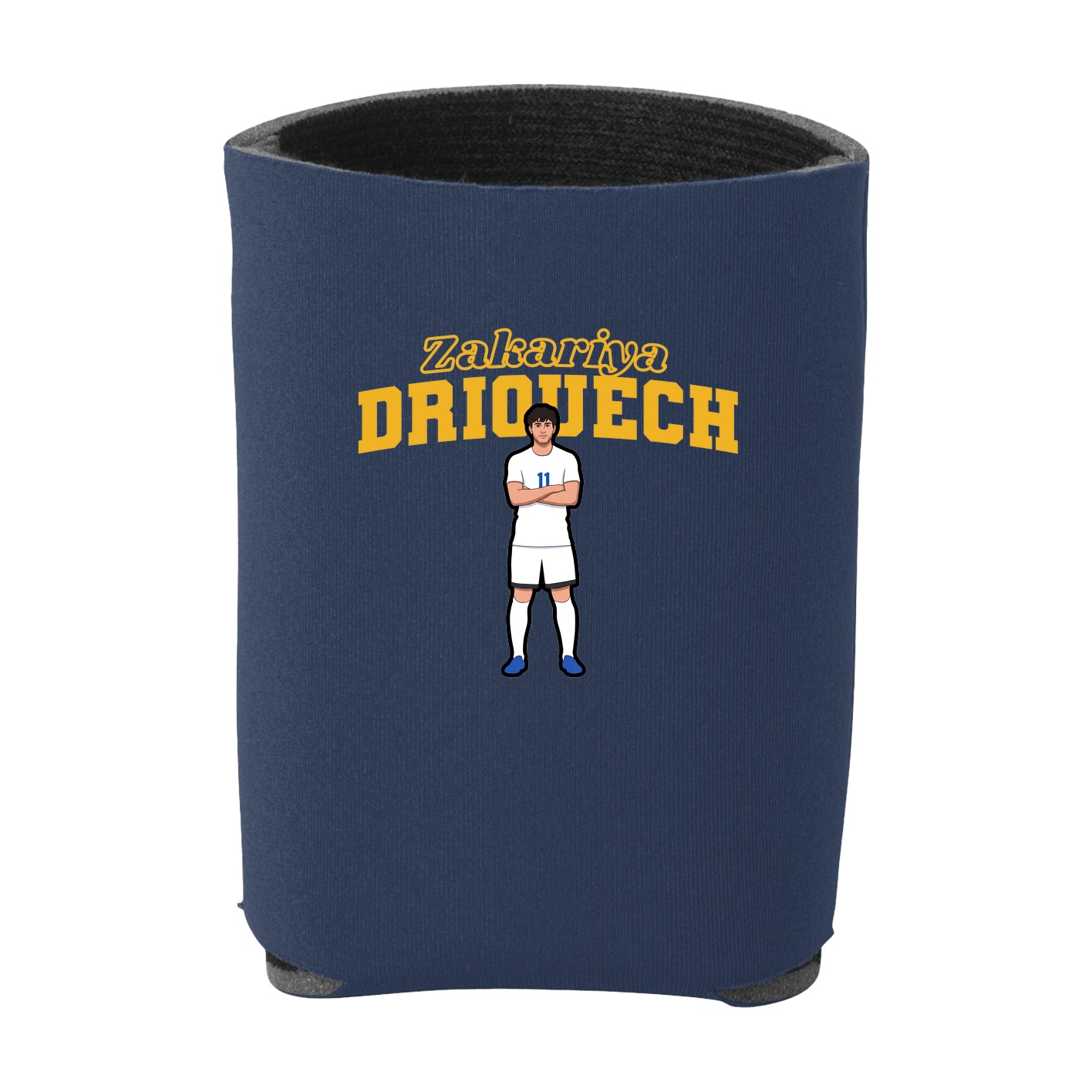 Can Holder — Name Arch in Navy