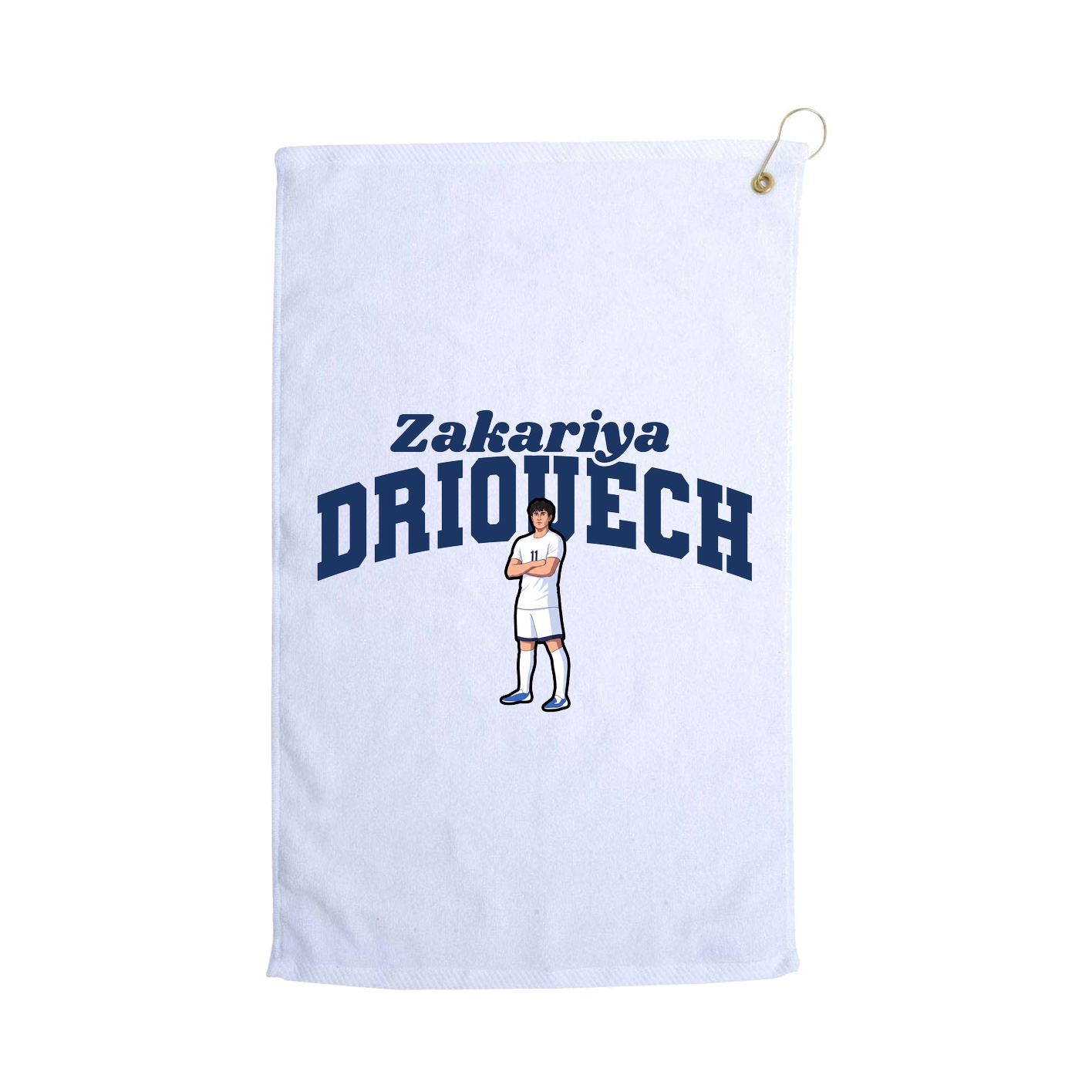 Golf Towel — Signature Arch in White