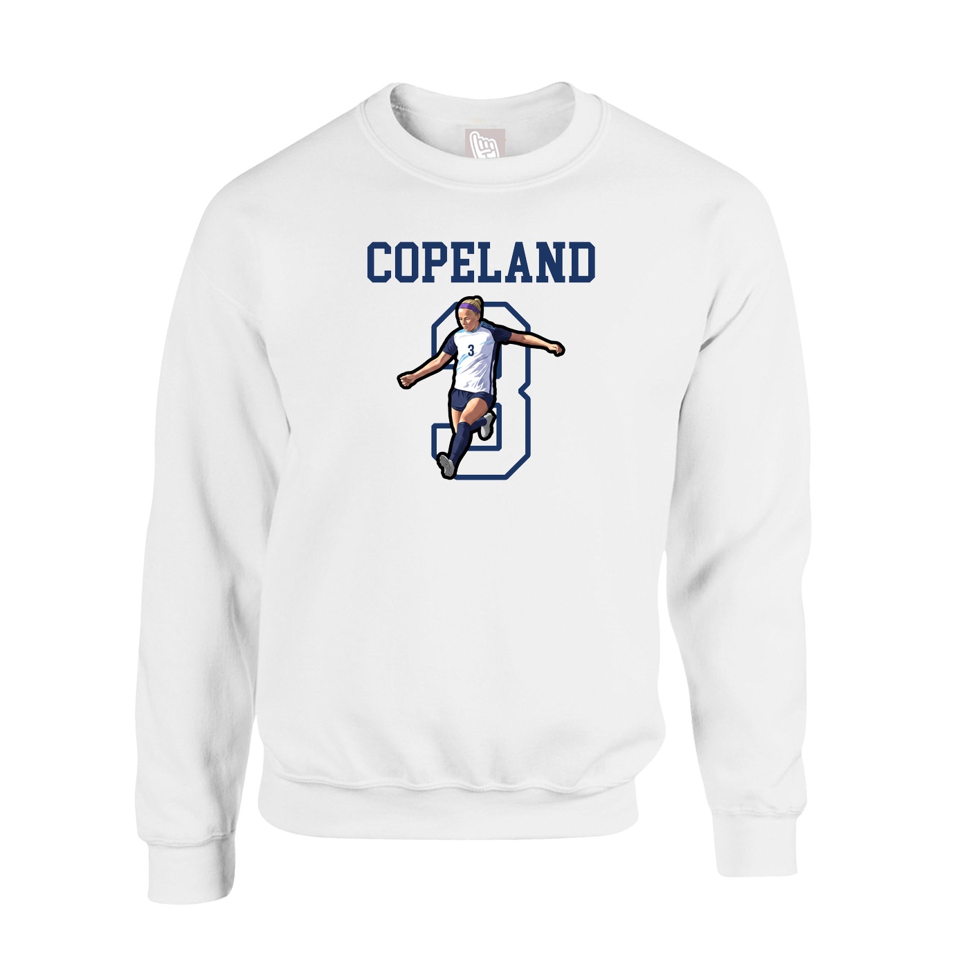 Fleece Crew — Shirsey in White