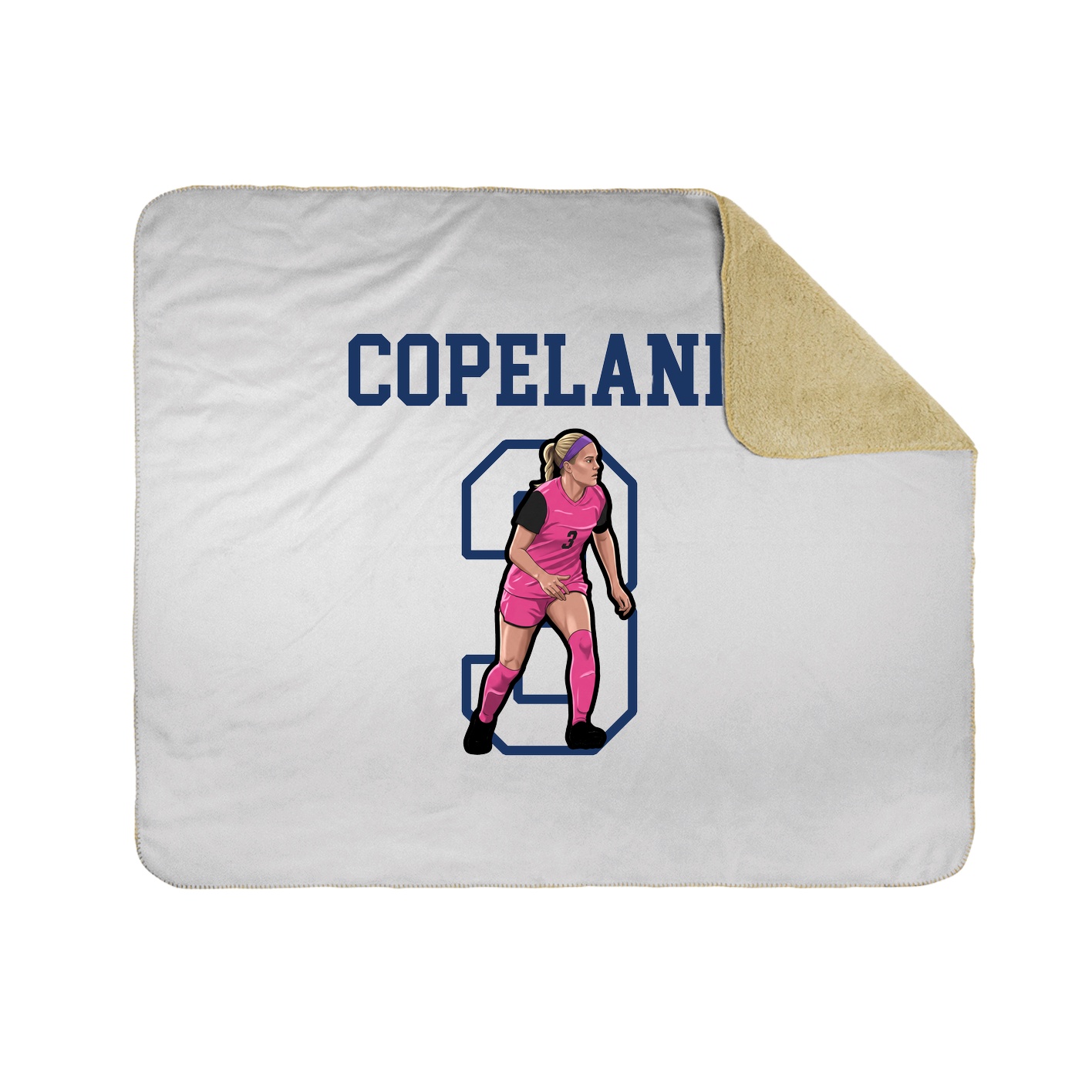 Throw Blanket — Shirsey in White