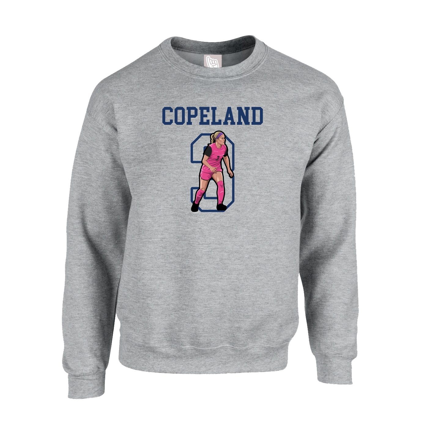 Fleece Crew — Shirsey in Grey