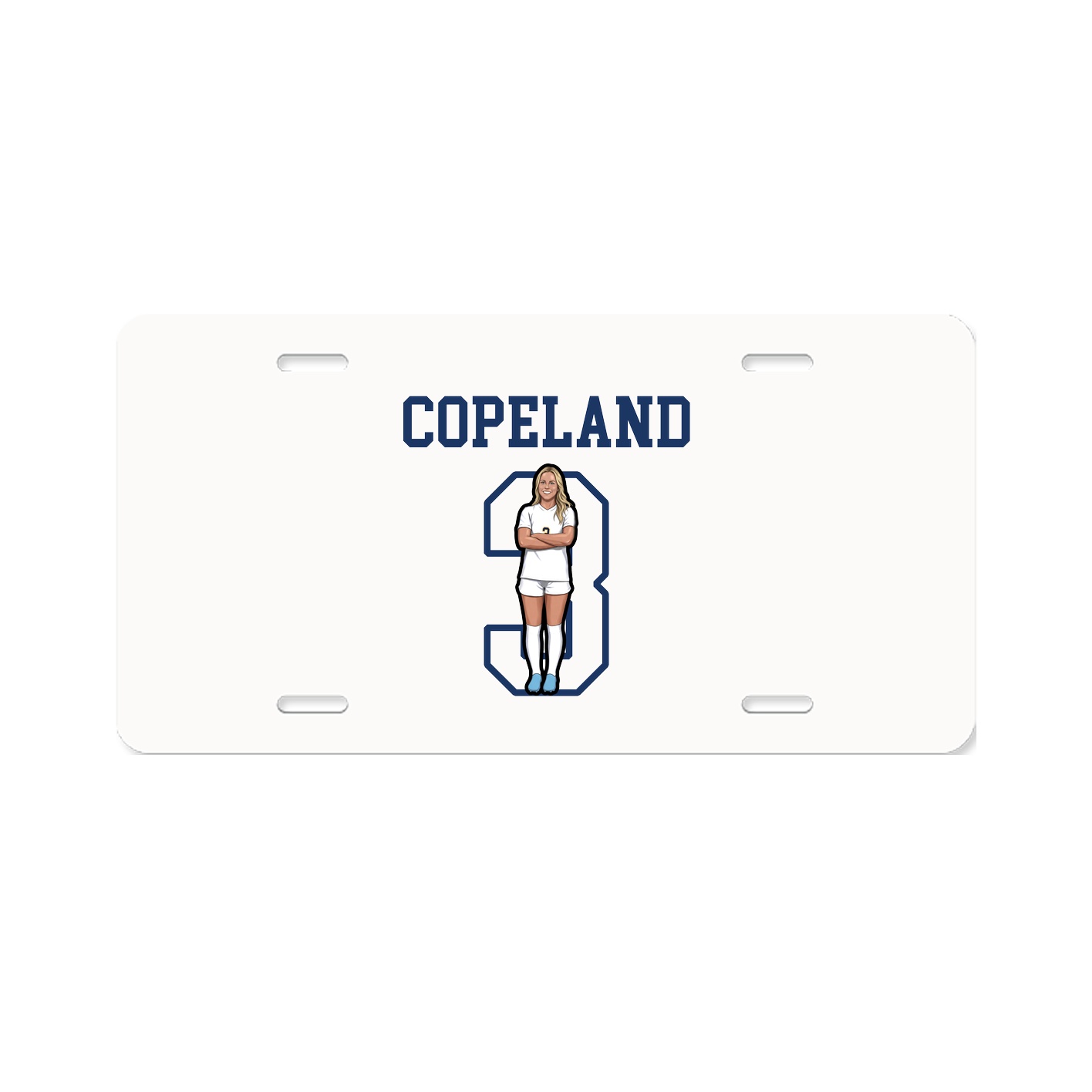 License Plate — Shirsey in Classic