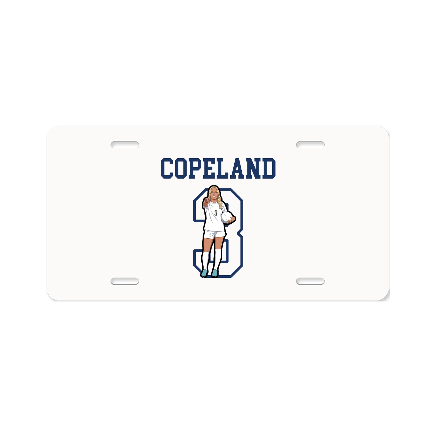 License Plate — Shirsey in Classic