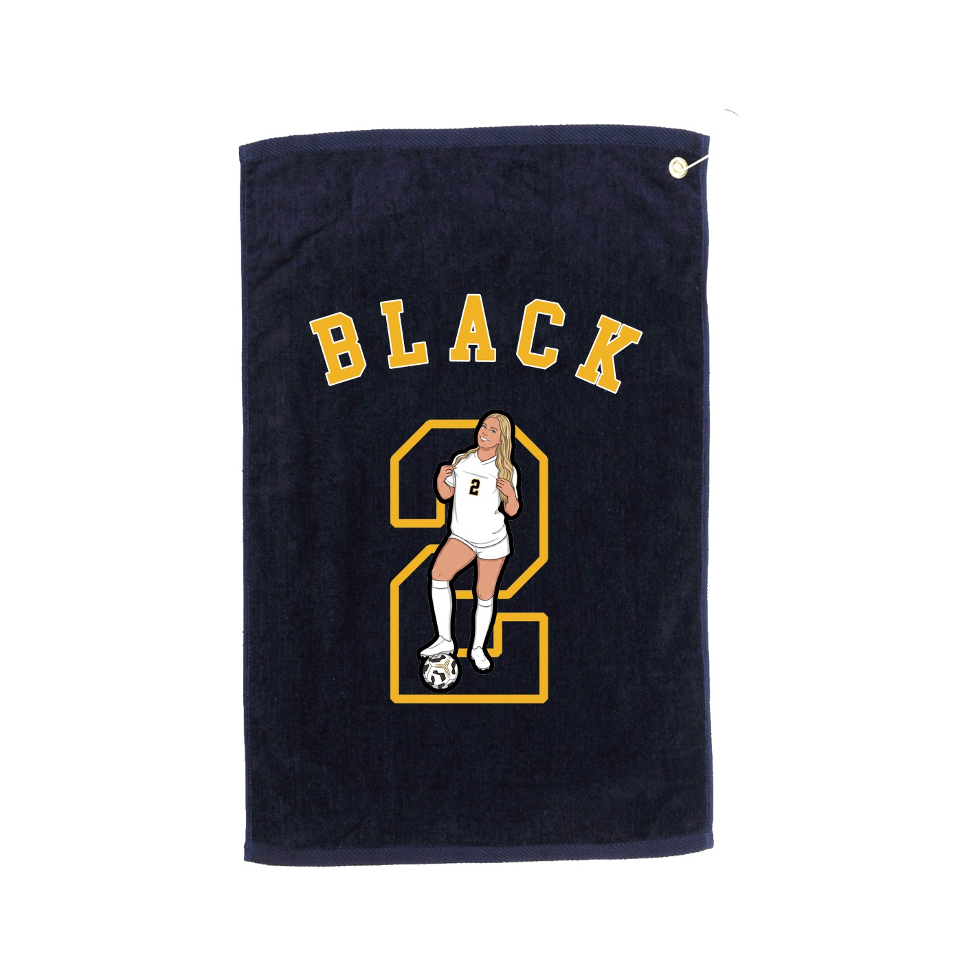 Golf Towel — Shirsey Arch in Navy