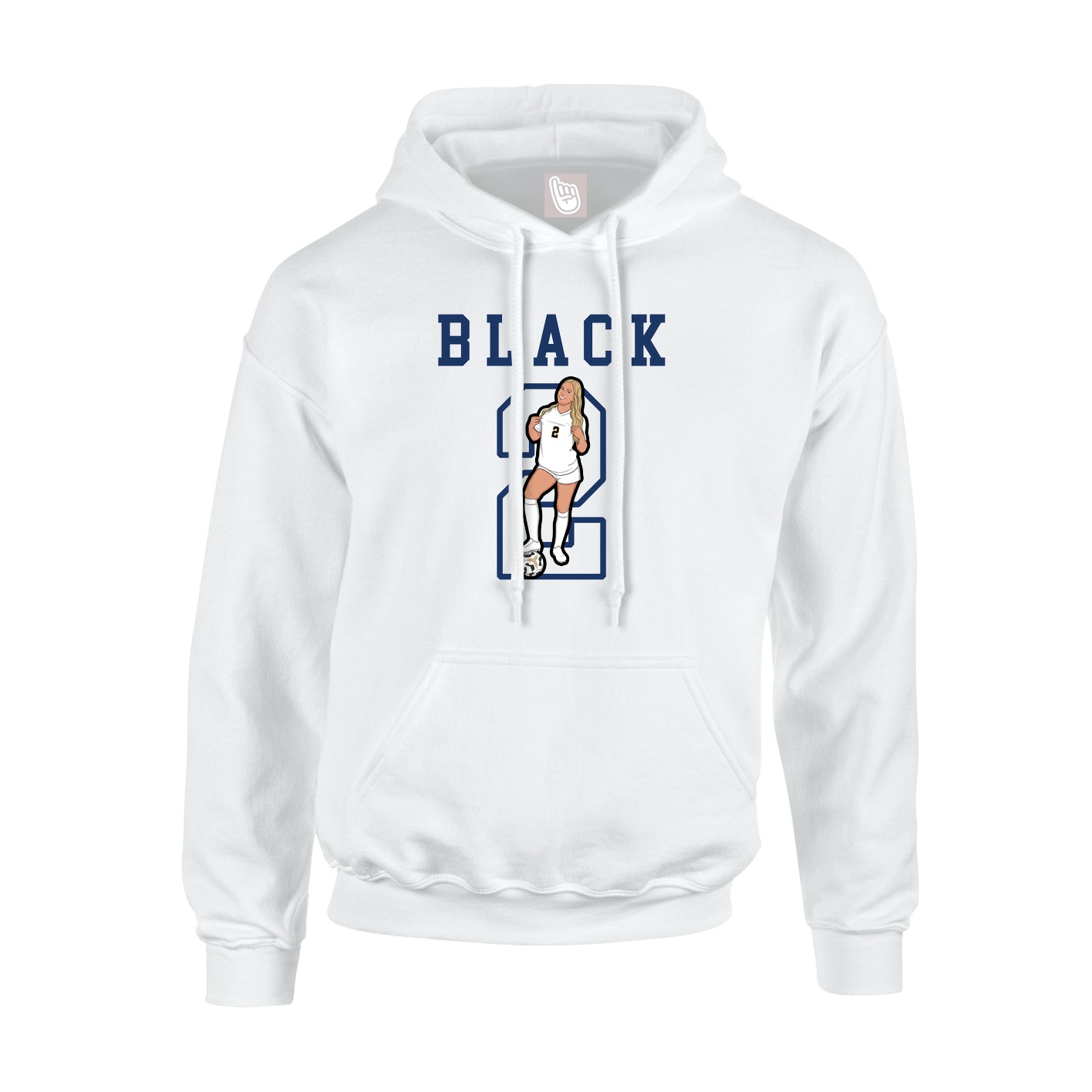 Hoodie — Shirsey in White