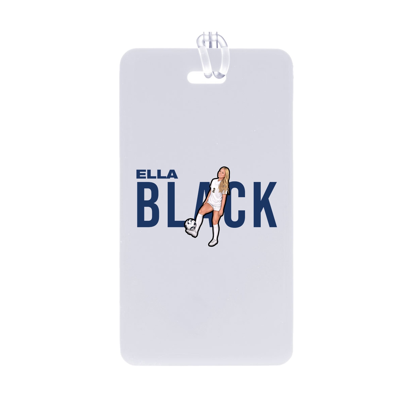 Bag Tag — Player Name in Classic