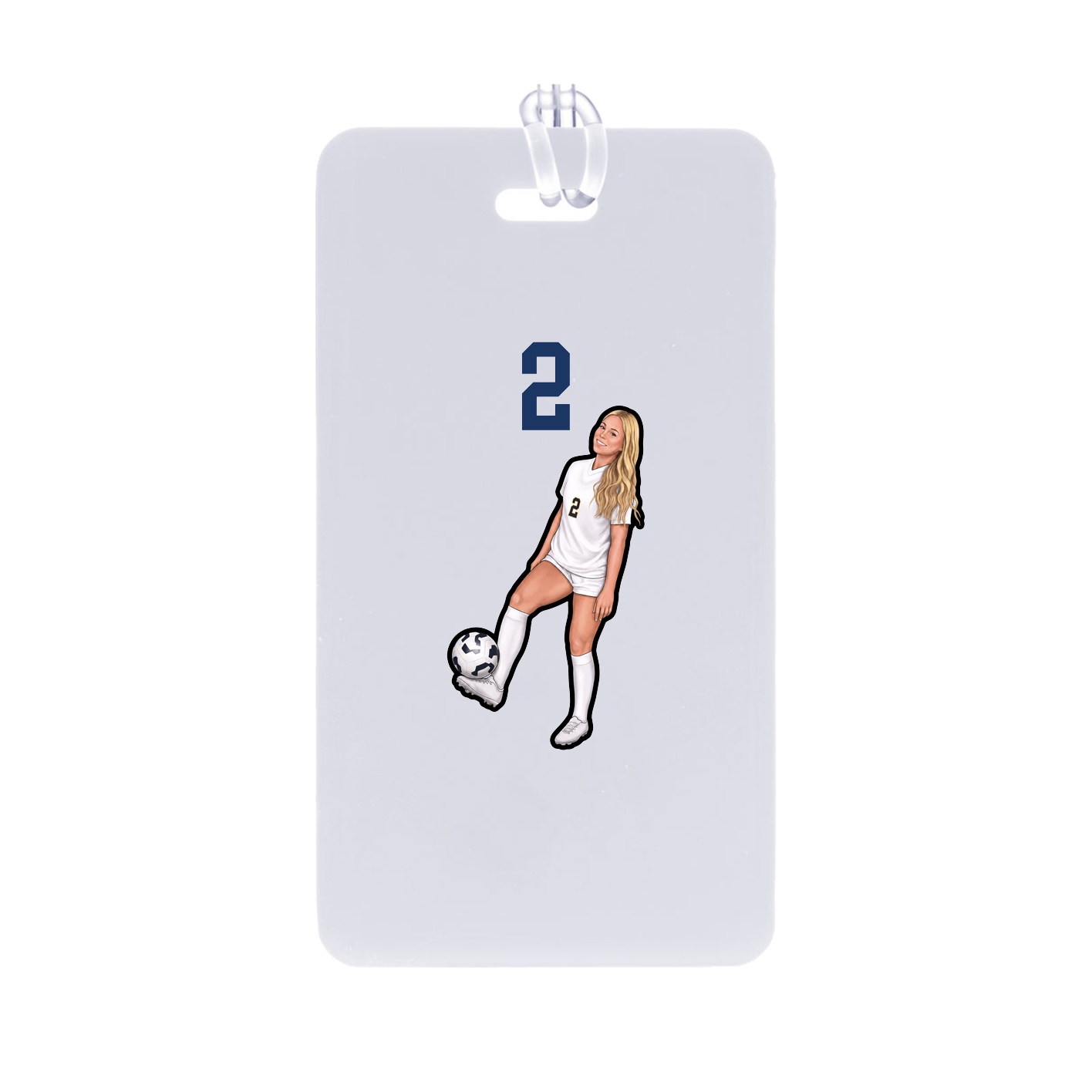 Bag Tag — Number Top in Classic