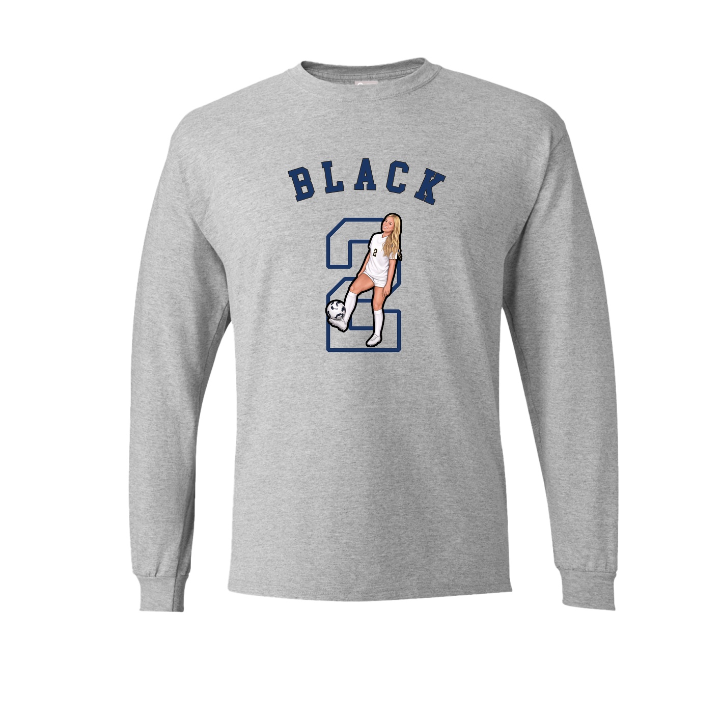 Long Sleeve Tee — Shirsey Arch in Grey