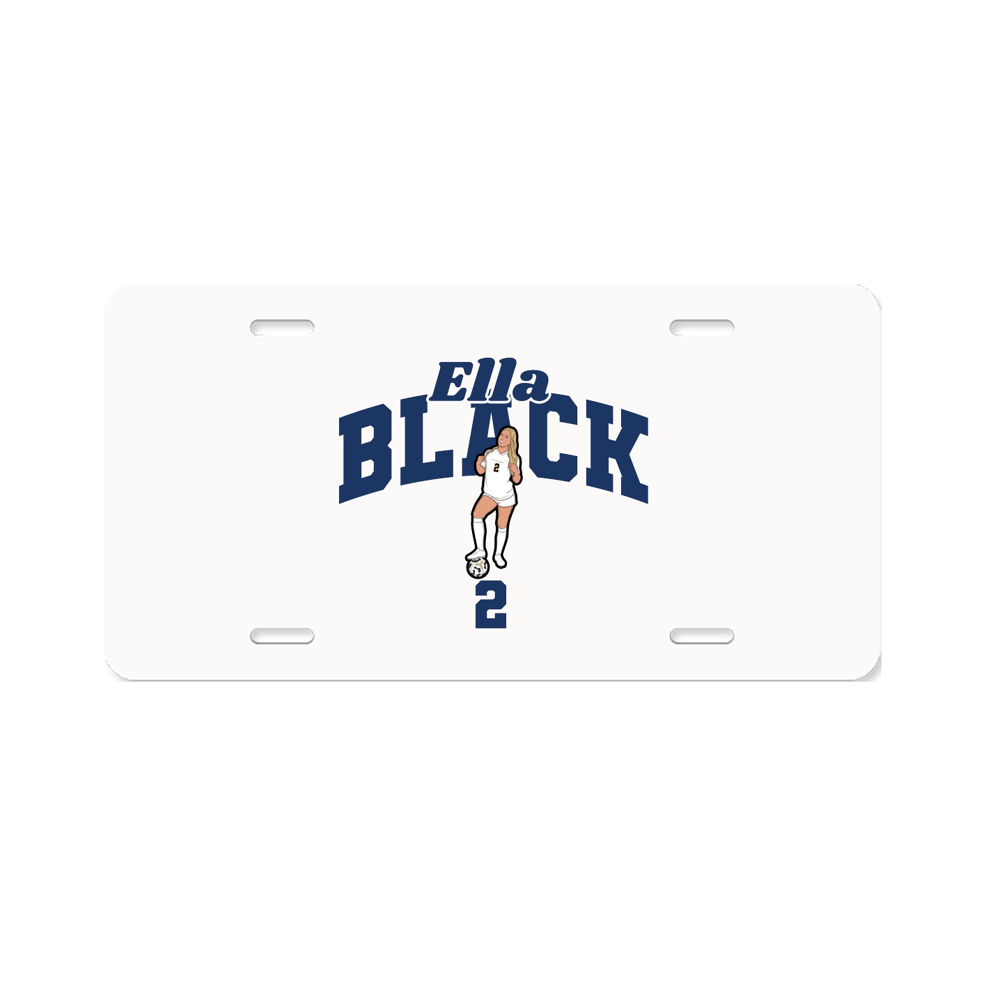 License Plate — Signature Arch in Classic