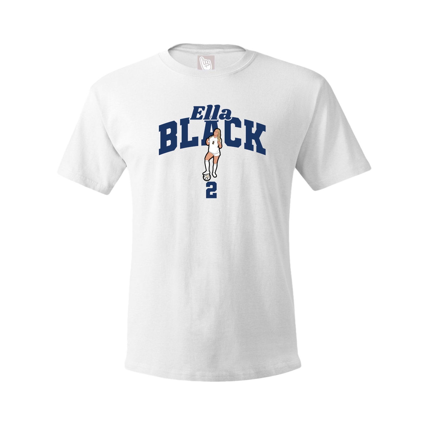 Youth Tee — Signature Arch in White