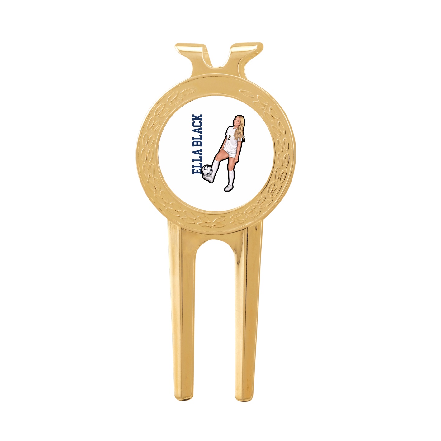 Divot Tool with Ball Marker — Name Vertical in Classic